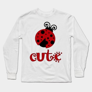 Cute Ladybug Long Sleeve T-Shirt